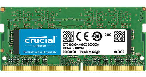 Crucial 8GB DDR4 3200 MHz SO DIMM Memory Module CT8G4SFS832A B H