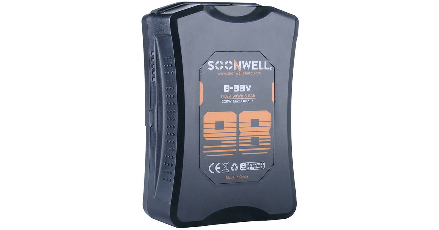 SOONWELL B98-V 98Wh 14.8V Lithium-Ion Battery (V-Mount)