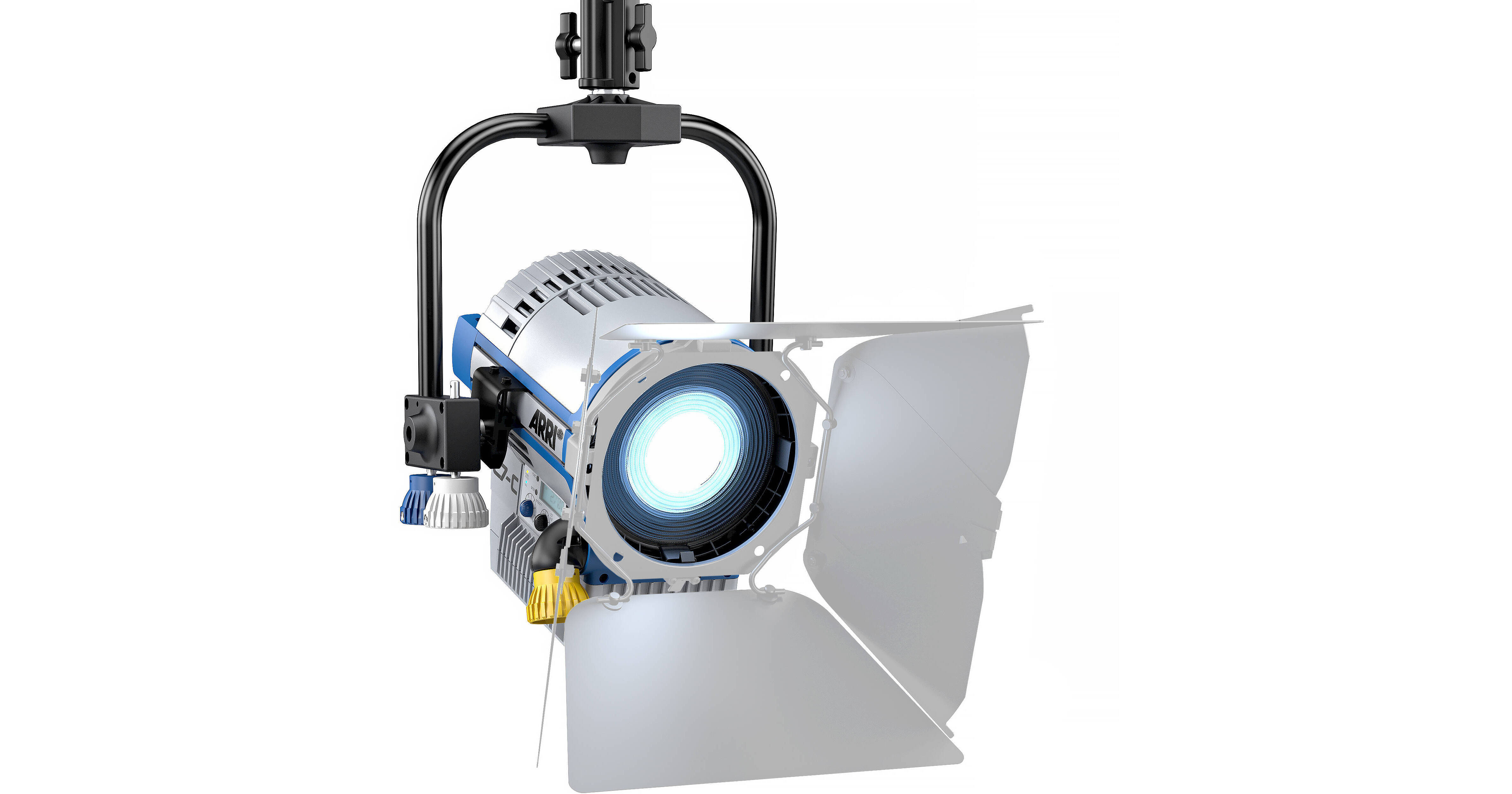 ARRI L7-C LE2 LED Pole-Operated Fresnel without Cable (Silver/Blue)