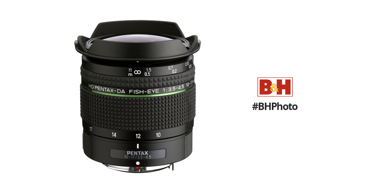 Pentax HD DA Fisheye 10-17mm f/3.5-4.5 ED Lens 23130 B&H Photo