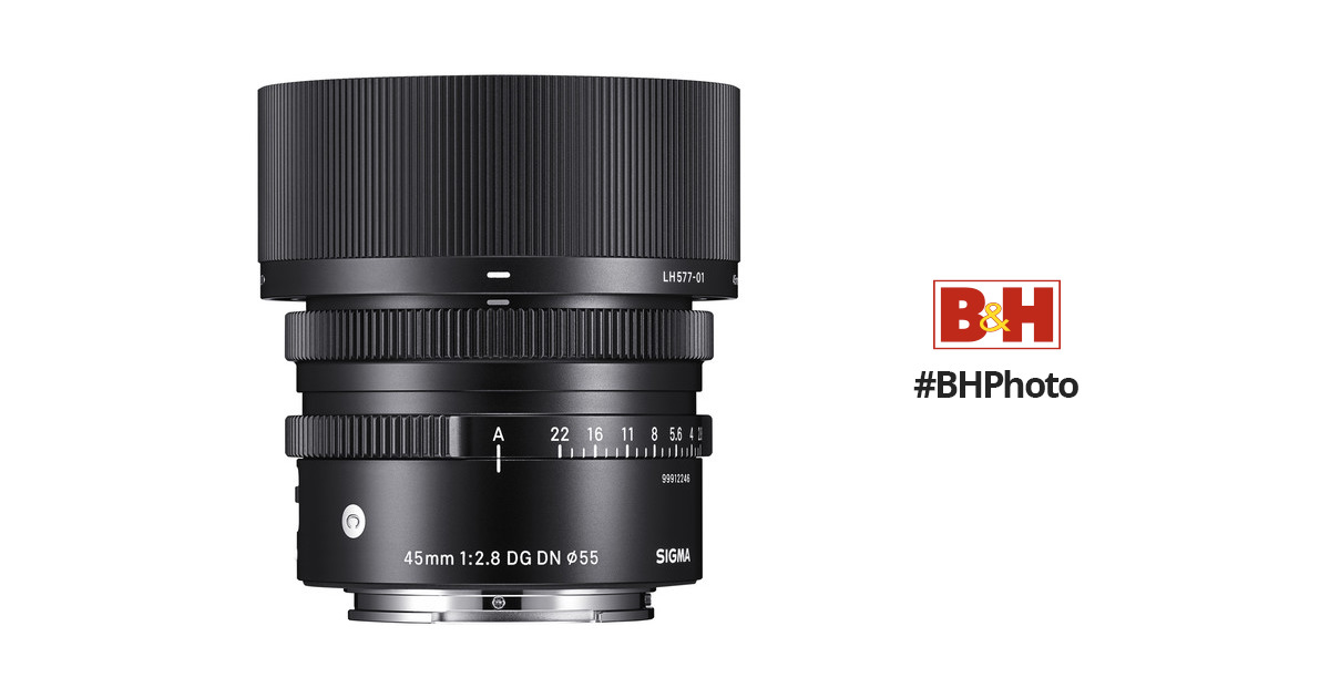 Sigma 45mm f/2.8 DG DN Contemporary Lens for Sony E 360965 B&H
