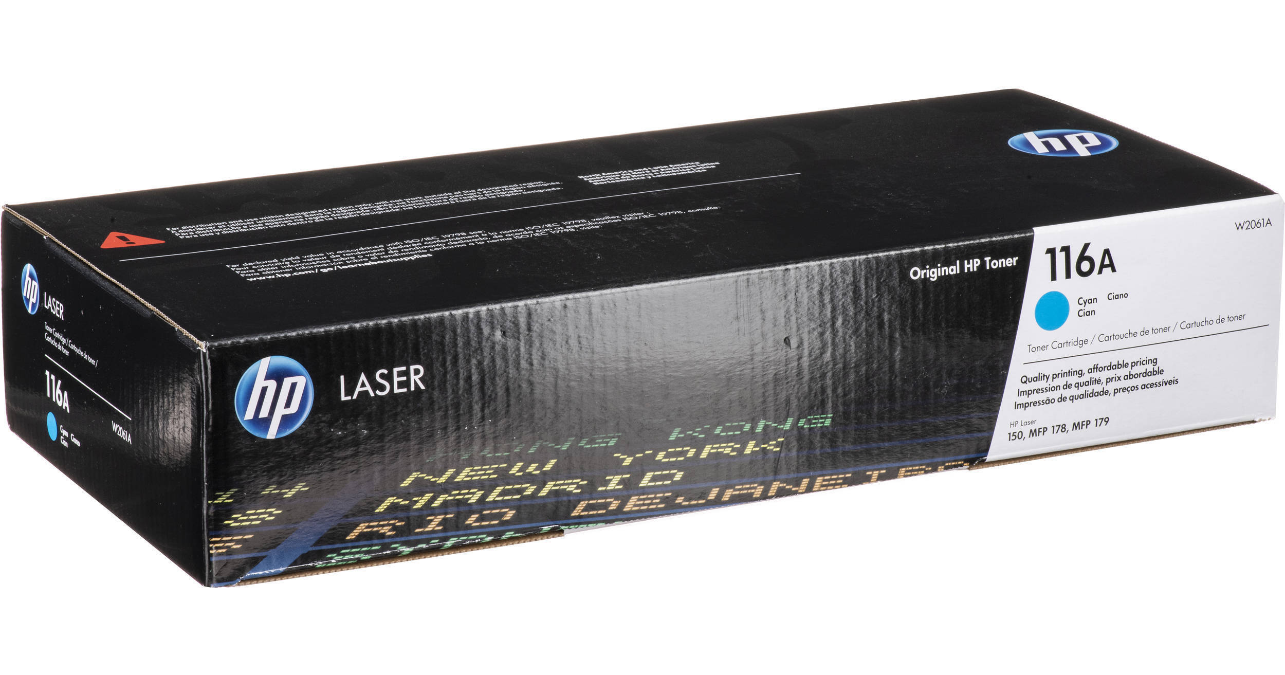 HP 116A Cyan Original Laser Toner Cartridge W2061A B&H Photo