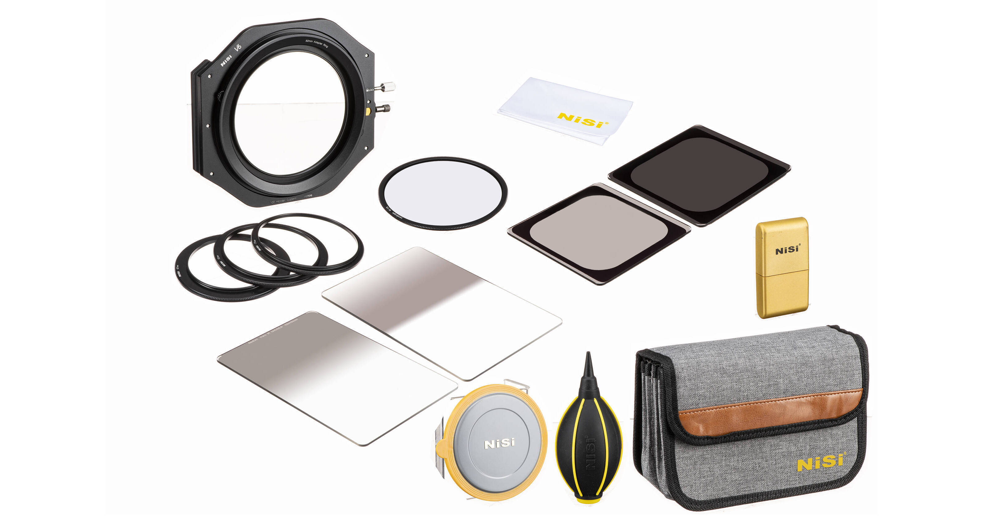 NiSi 100mm Starter Kit Plus III with V6 Filter Holder, Enhanced Landscape  CPL & 4 ND/GND Filters