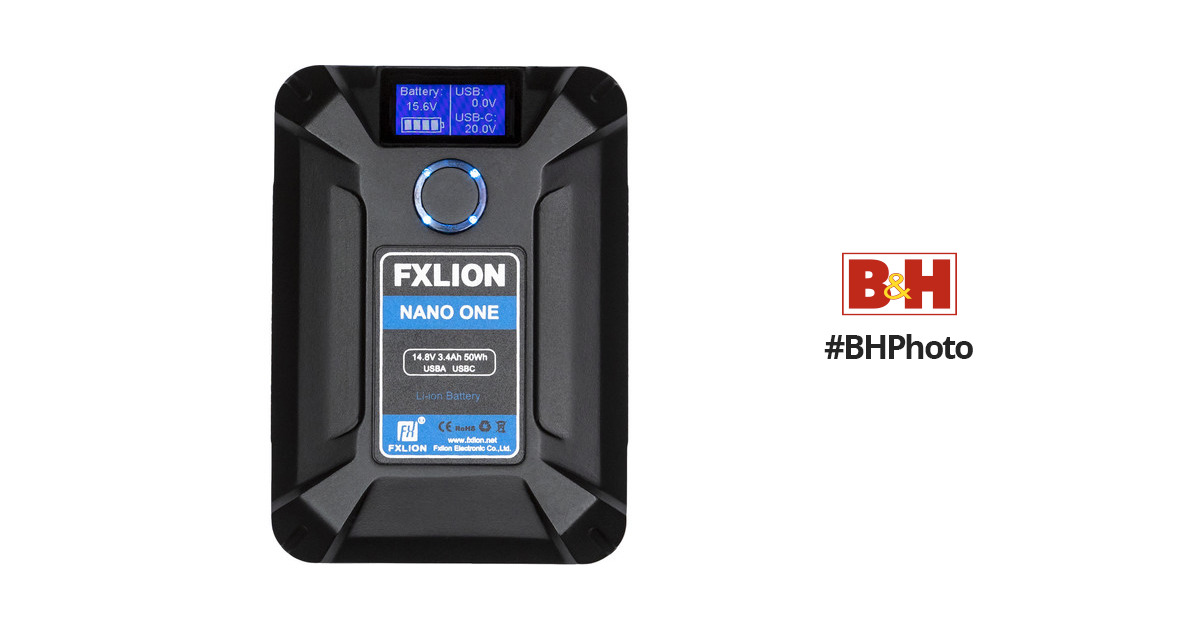 Fxlion NANO ONE 50Wh 14.8V Ultra-Compact Battery (V-Mount)