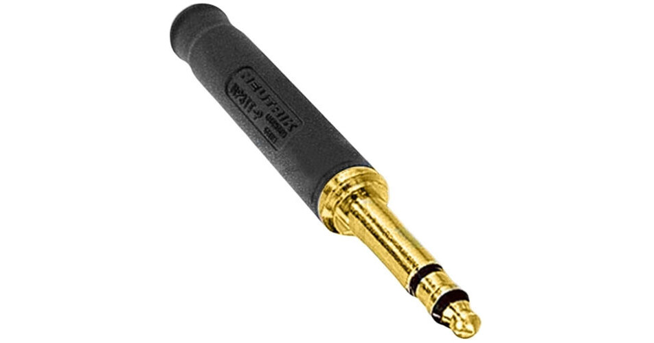 Neutrik TT Bantam Plug Connector (Black Plastic/Gold)