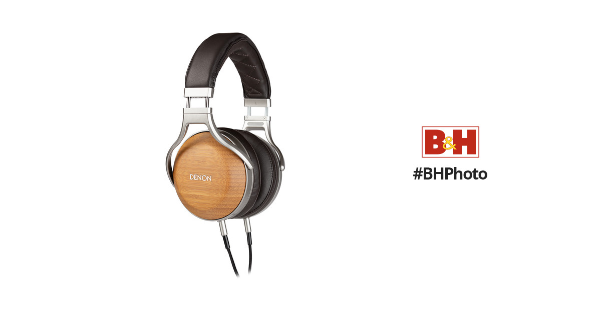 Denon AH-D9200 Bamboo Over-Ear Premium Headphones AH-D9200 B&H