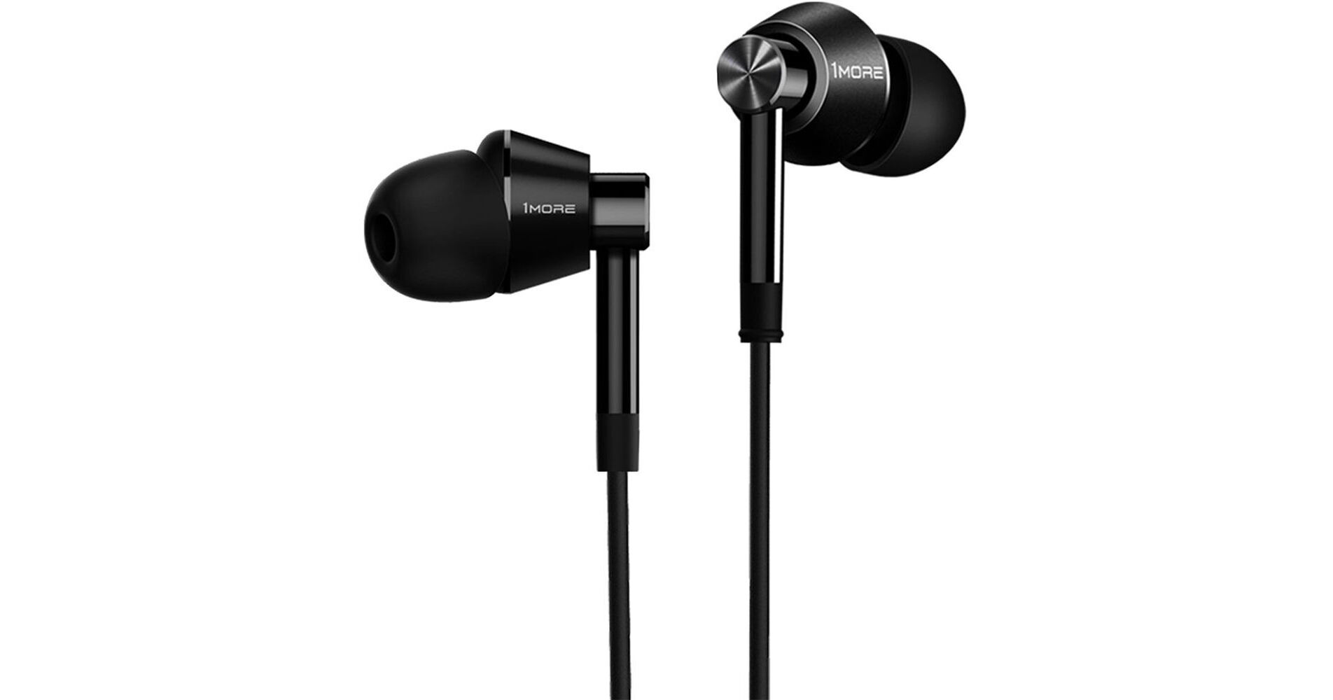 1MORE Dual Driver In Ear Headphones Black 323 BLK B H Photo