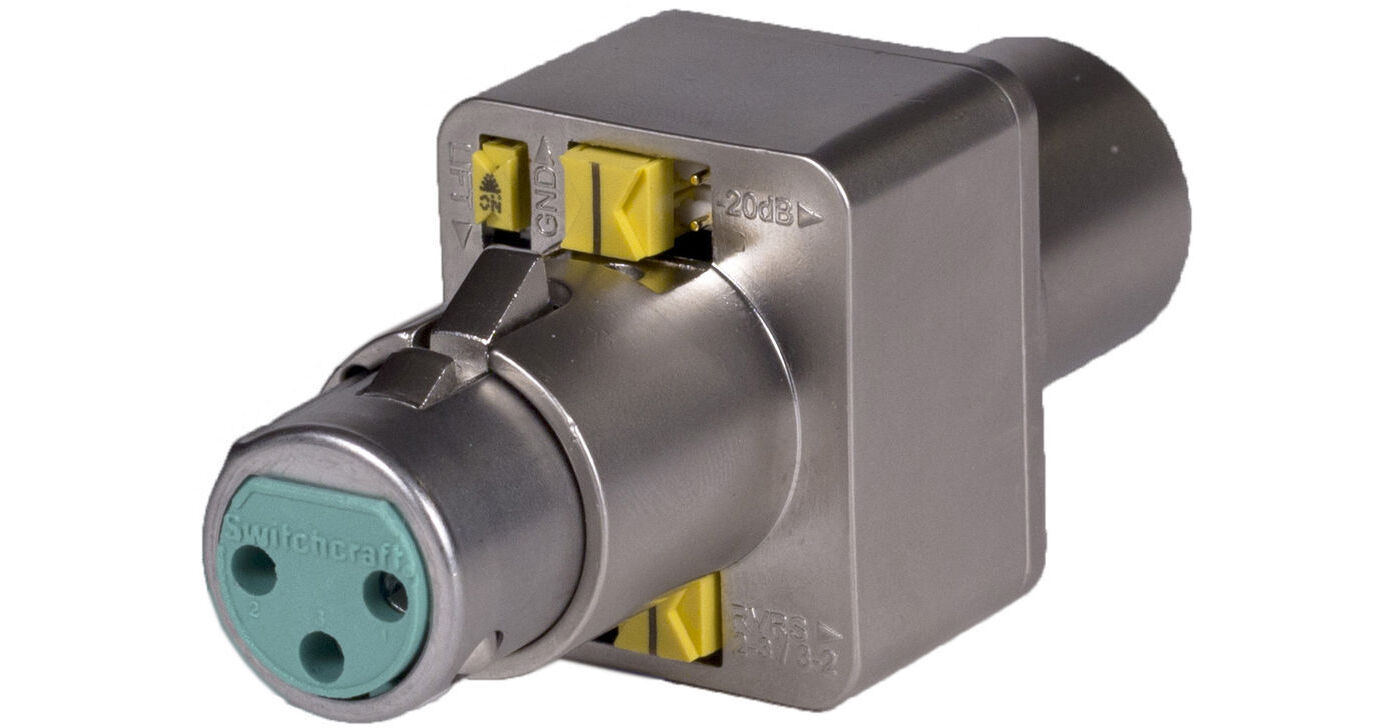 Switchcraft AudioFix Inline 3-Pin XLR Male to Female 303B B&H