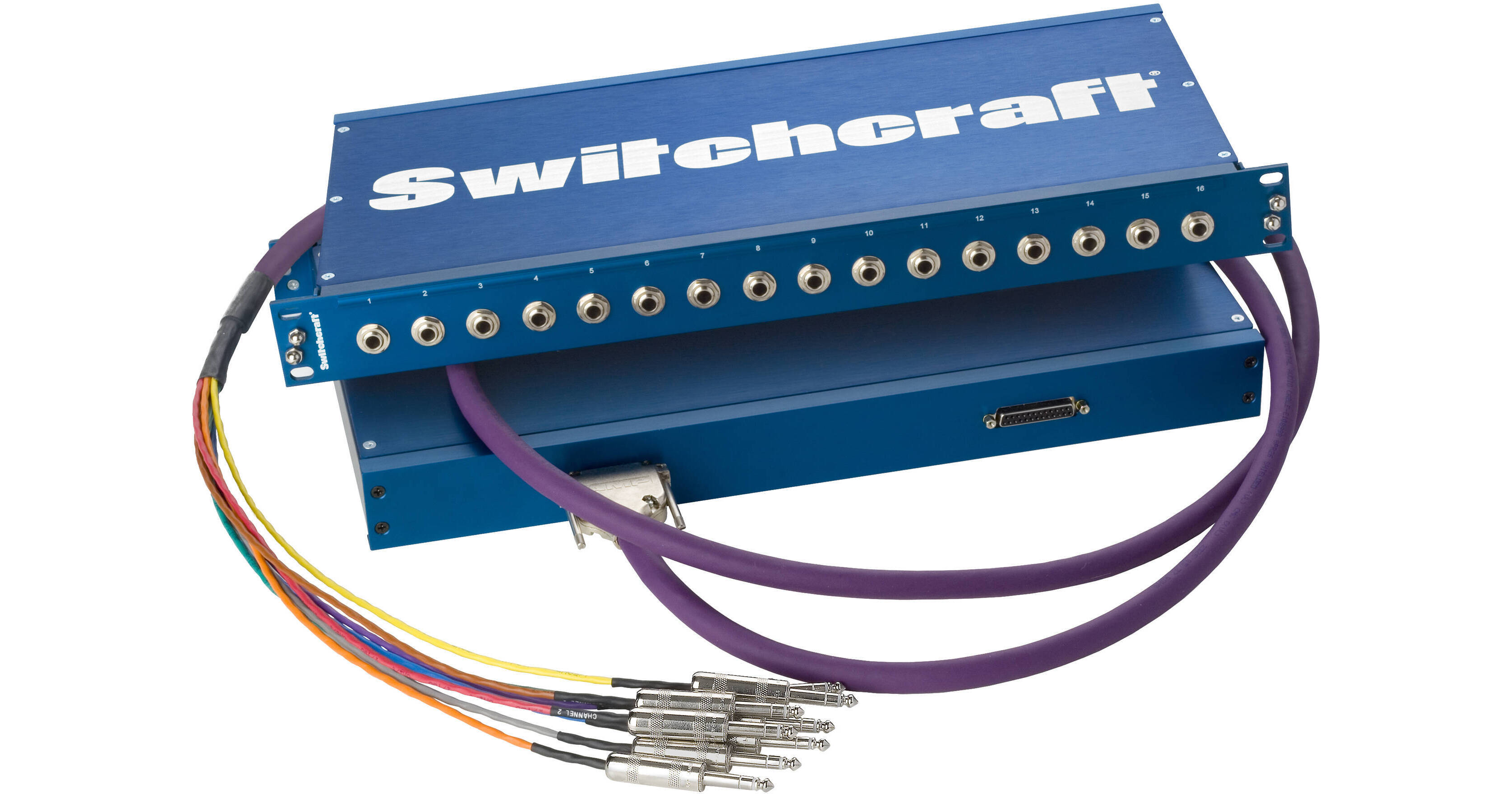 Switchcraft PT Series Audio Passthrough Panel (Sixteen 1/4