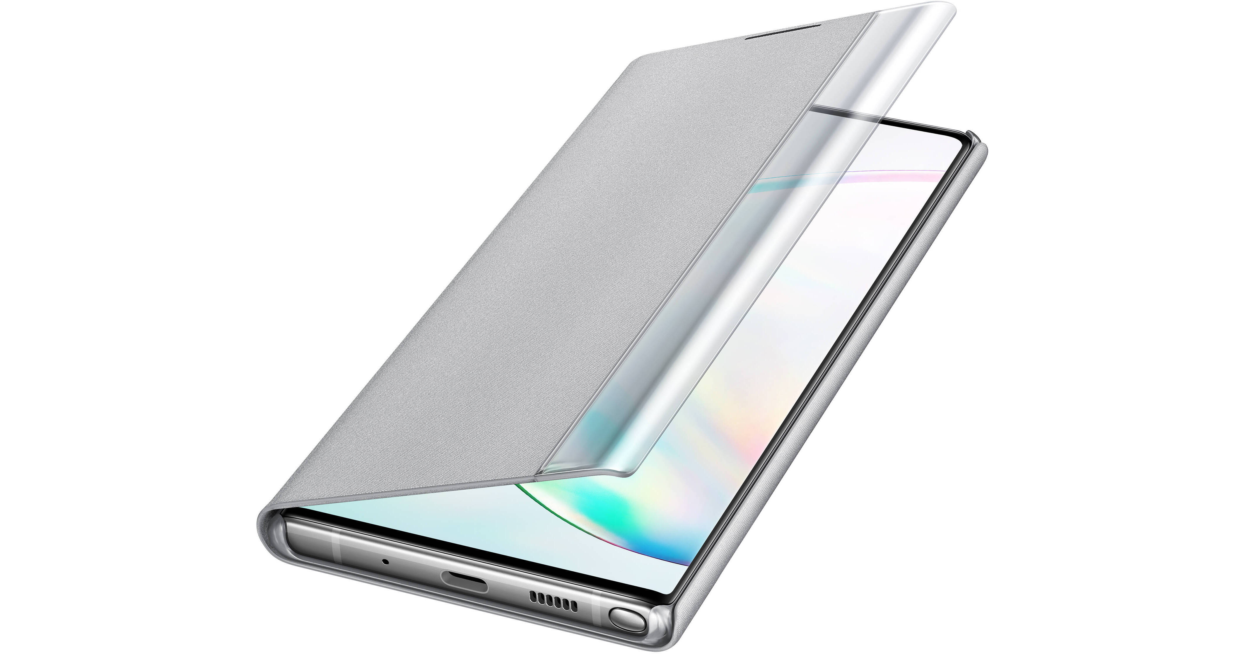 Samsung Galaxy Note10+ S-View Flip Cover (Silver) EF-ZN975CSEGUS