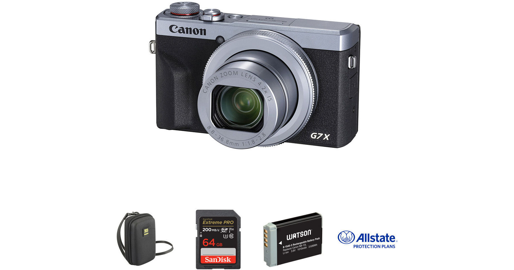 Canon PowerShot G7 X Mark III Digital Camera Deluxe Kit (Silver)