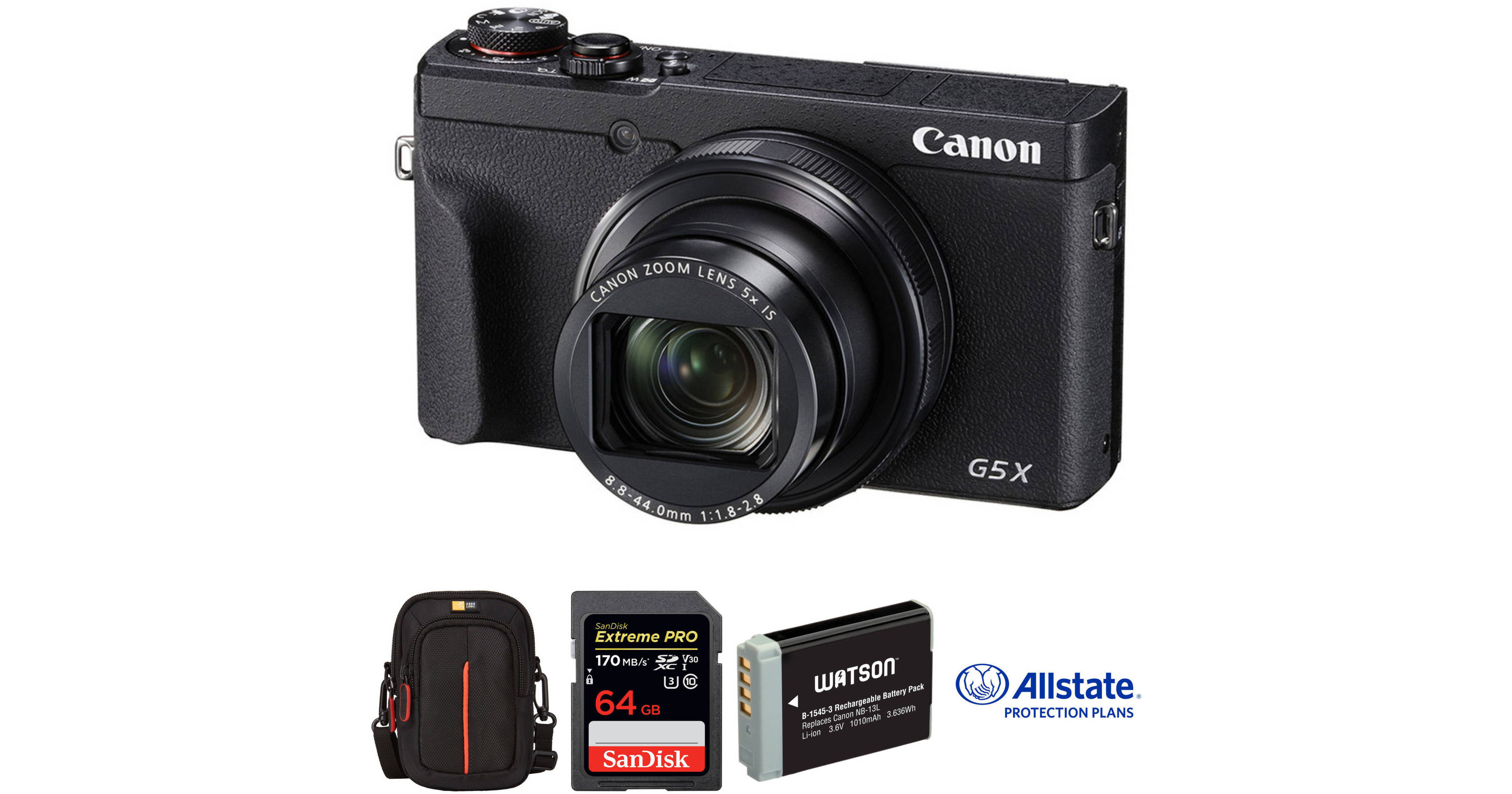 Canon PowerShot G5X Mark II Digital Camera Deluxe Kit B&H Photo