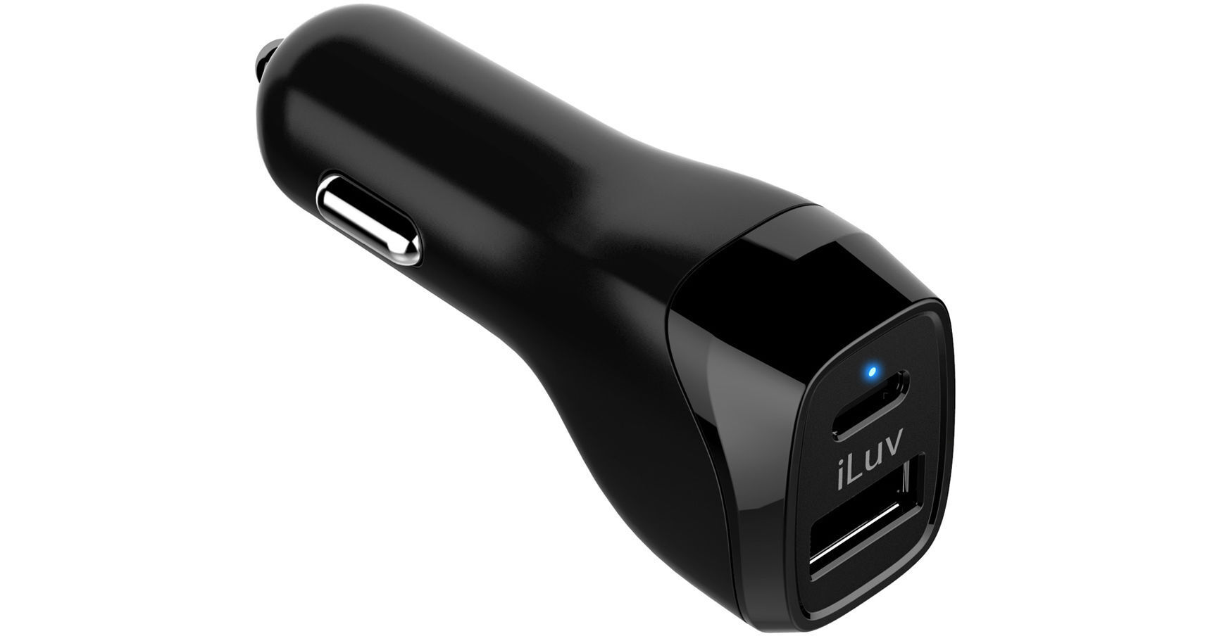 Iluv 36w Pd Car Charger With 2 Usb C A Ports Black