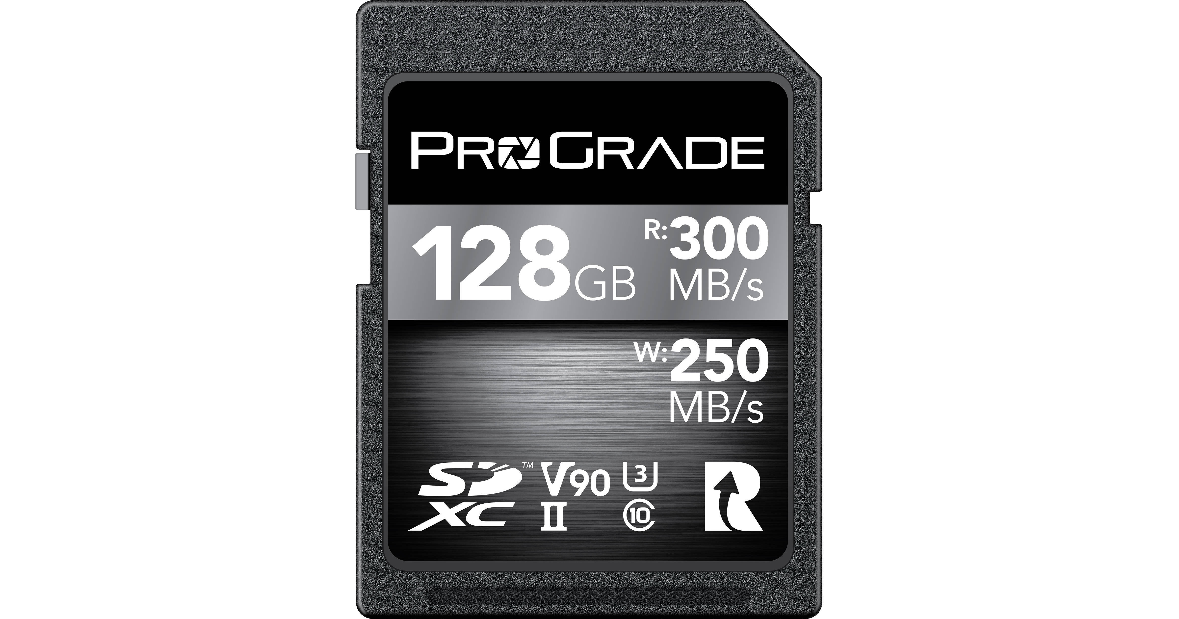 ProGrade Digital 128GB UHS-II SDXC Memory Card PGSD128GBCKBH B&H