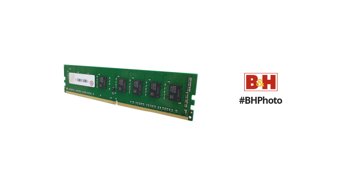 QNAP 8GB DDR4 2666 MHz UDIMM ECC Memory Module