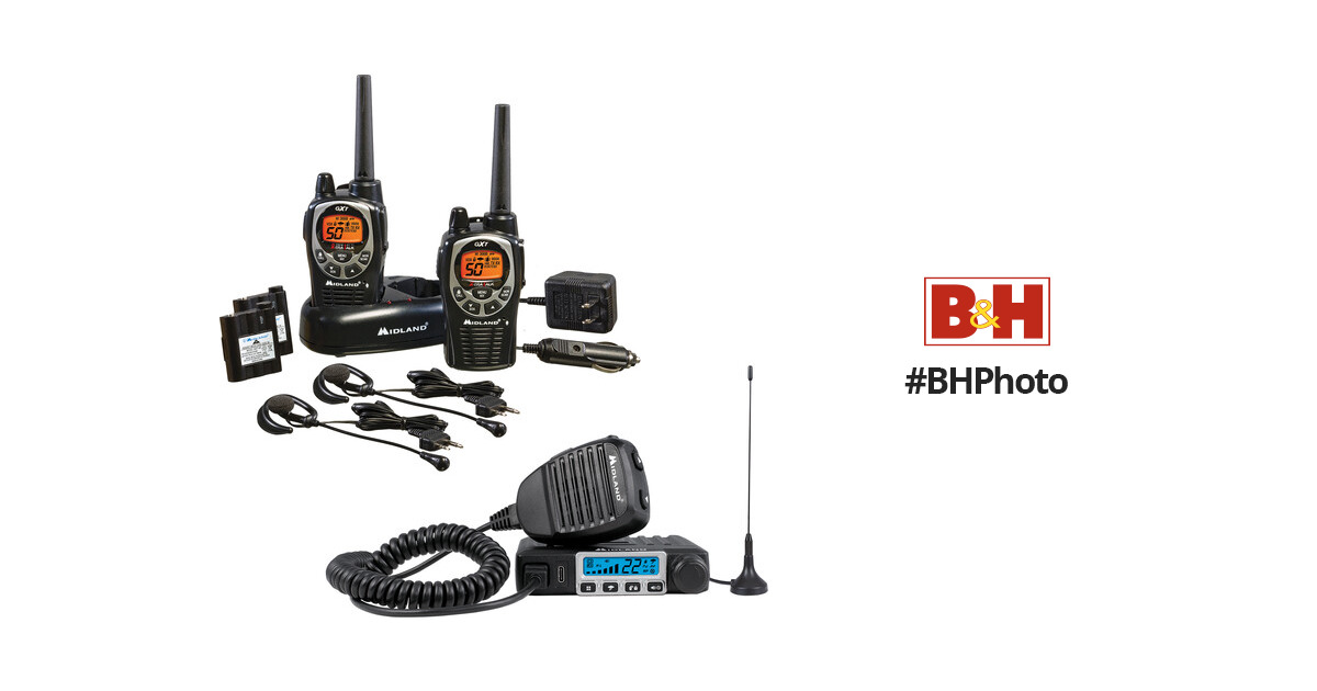Midland MicroMobile-GXT Bundle with MXT115 GMRS Radio ORMXT115VP
