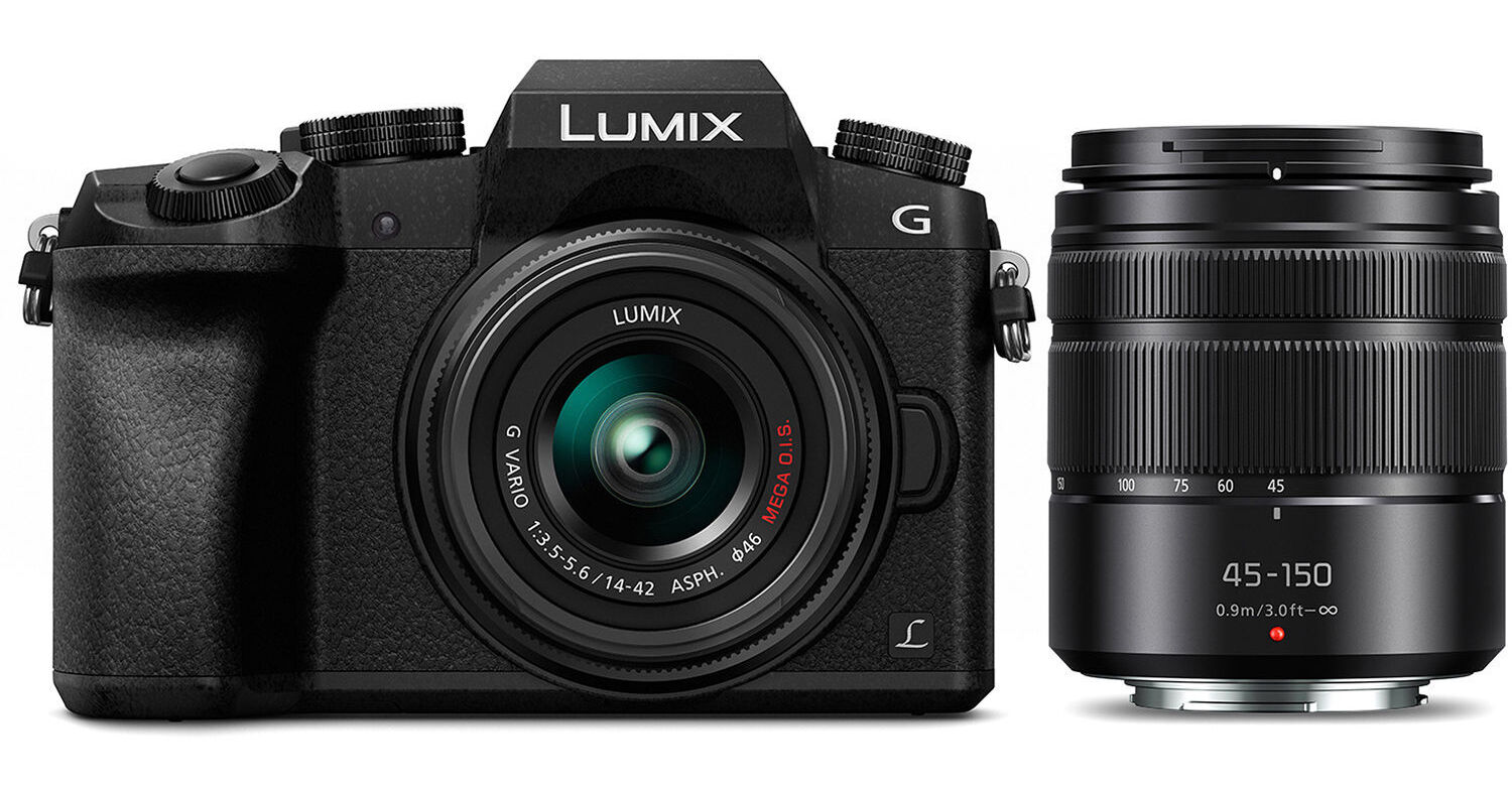 Panasonic Lumix G7 Mirrorless Camera with 14-42mm and DMC-G7WK