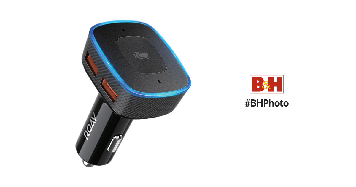 Roav VIVA Alexa Enabled 2-Port USB Car Charger for In-Vehicle Navigation