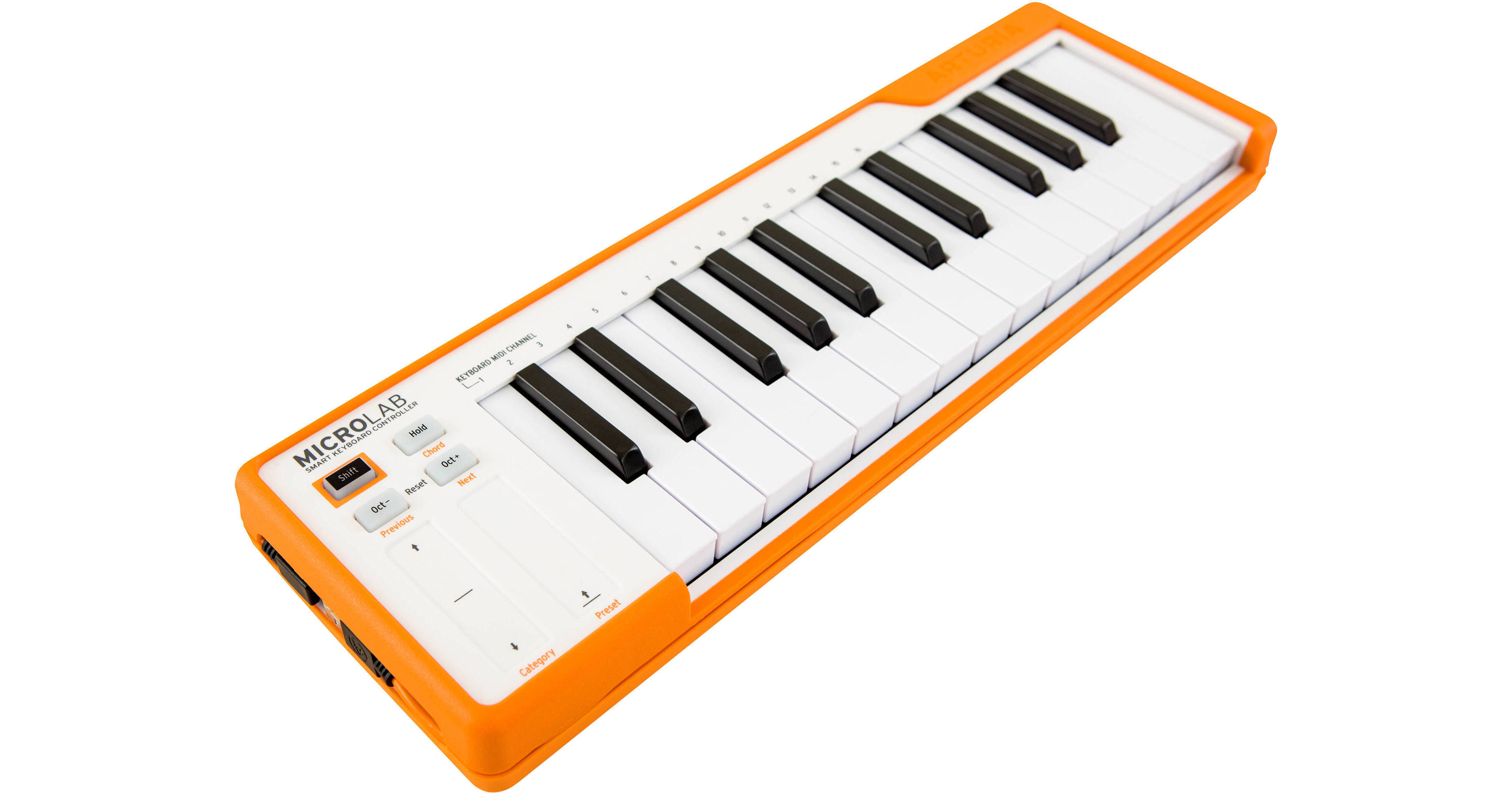 Arturia MicroLab - Compact USB-MIDI Controller (Orange) 230513