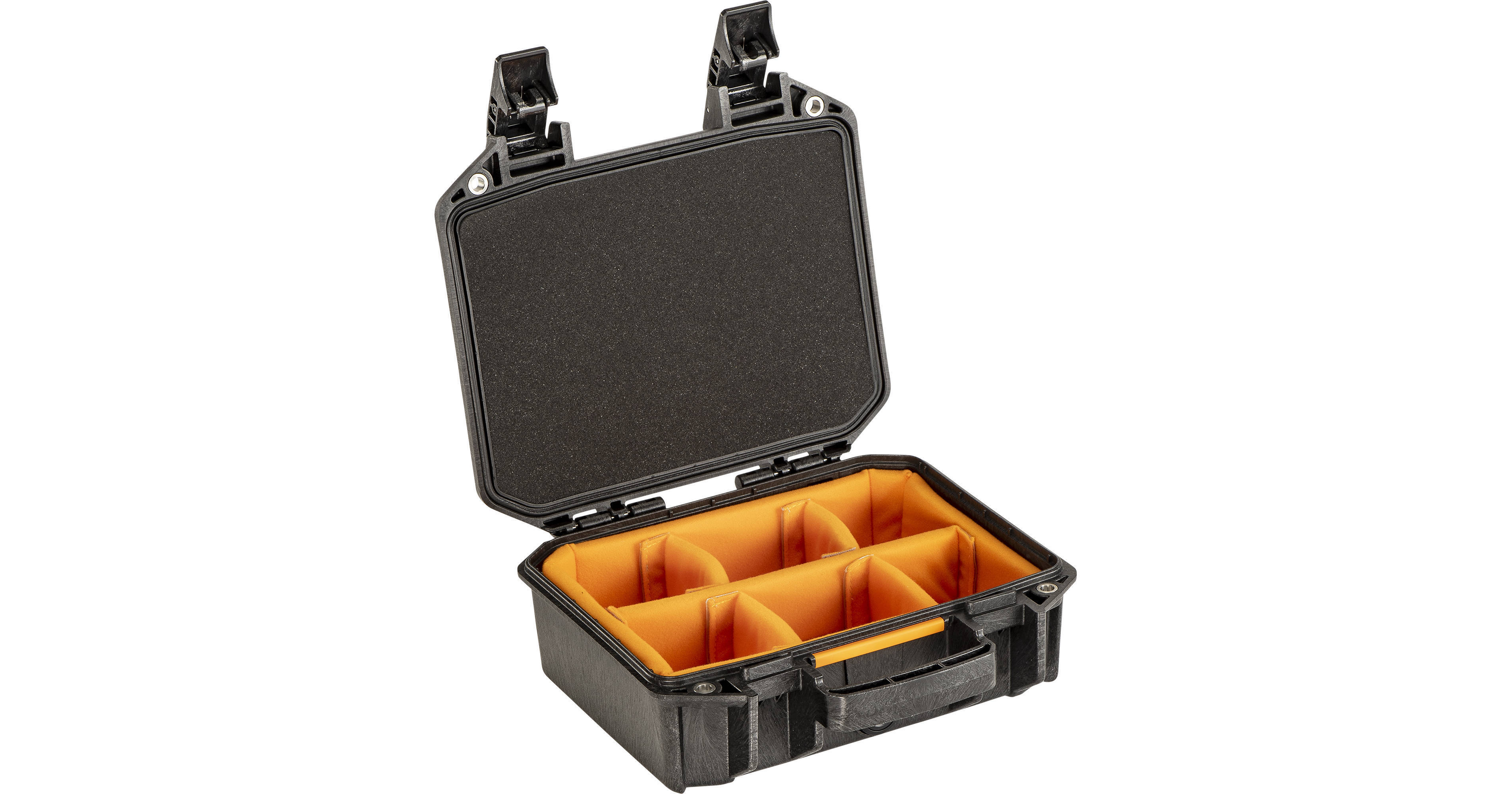 Pelican Vault V100 Small Case with Lid Foam and Dividers (Black)