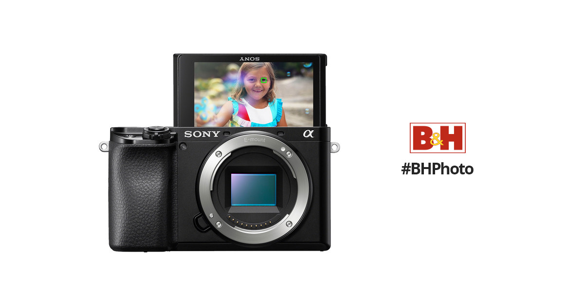 Sony Alpha a6100 APS-C Mirrorless Interchangeable-Lens Camera - ILCE6100/B