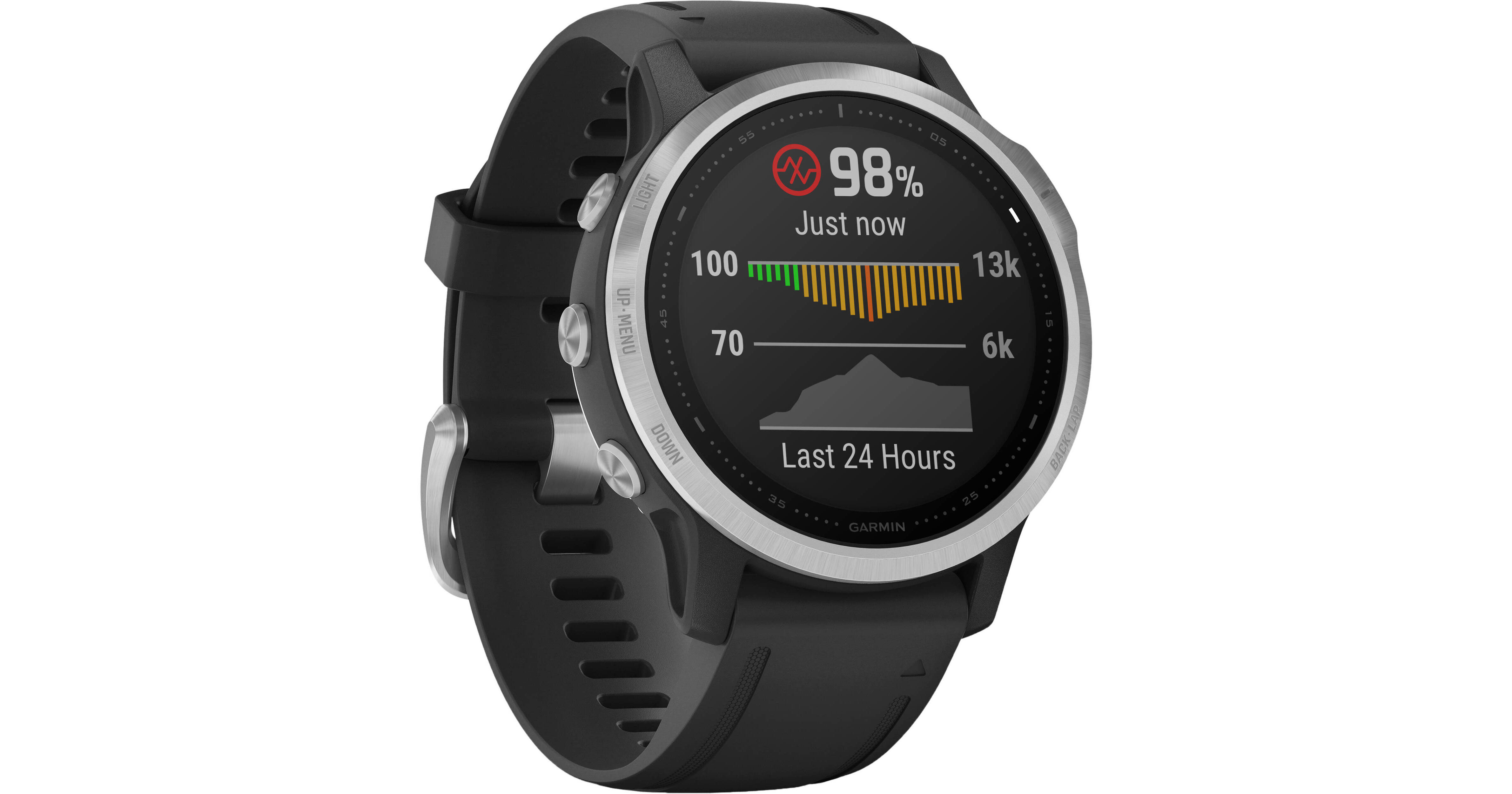 Buy Garmin Fenix 6S 49GAR0100215901, 1.2 Small Multisport GPS Watch, Black  & Silver