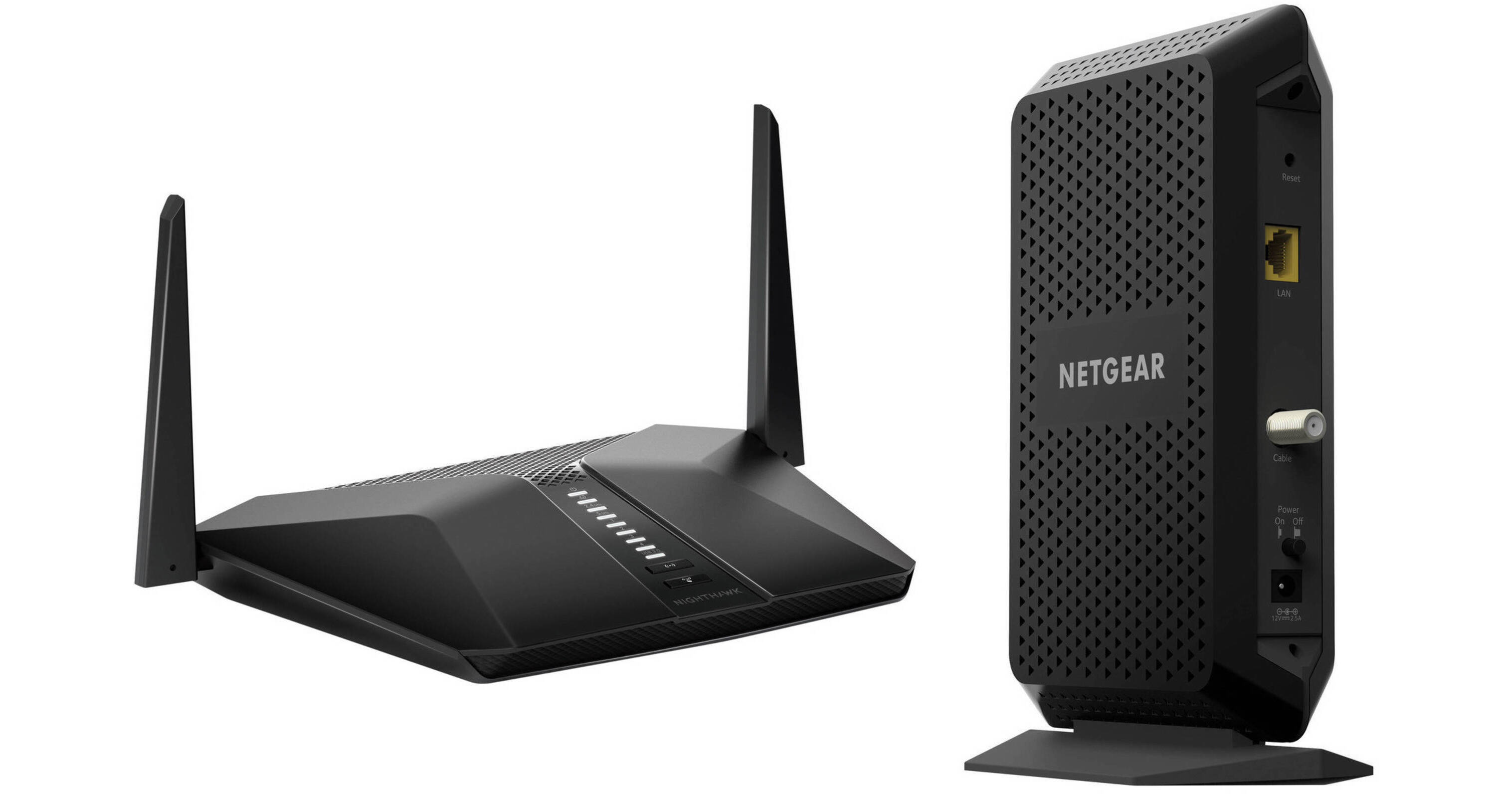 Netgear Nighthawk AX4 4-Stream AX3000 Wi-Fi Router & CM1000