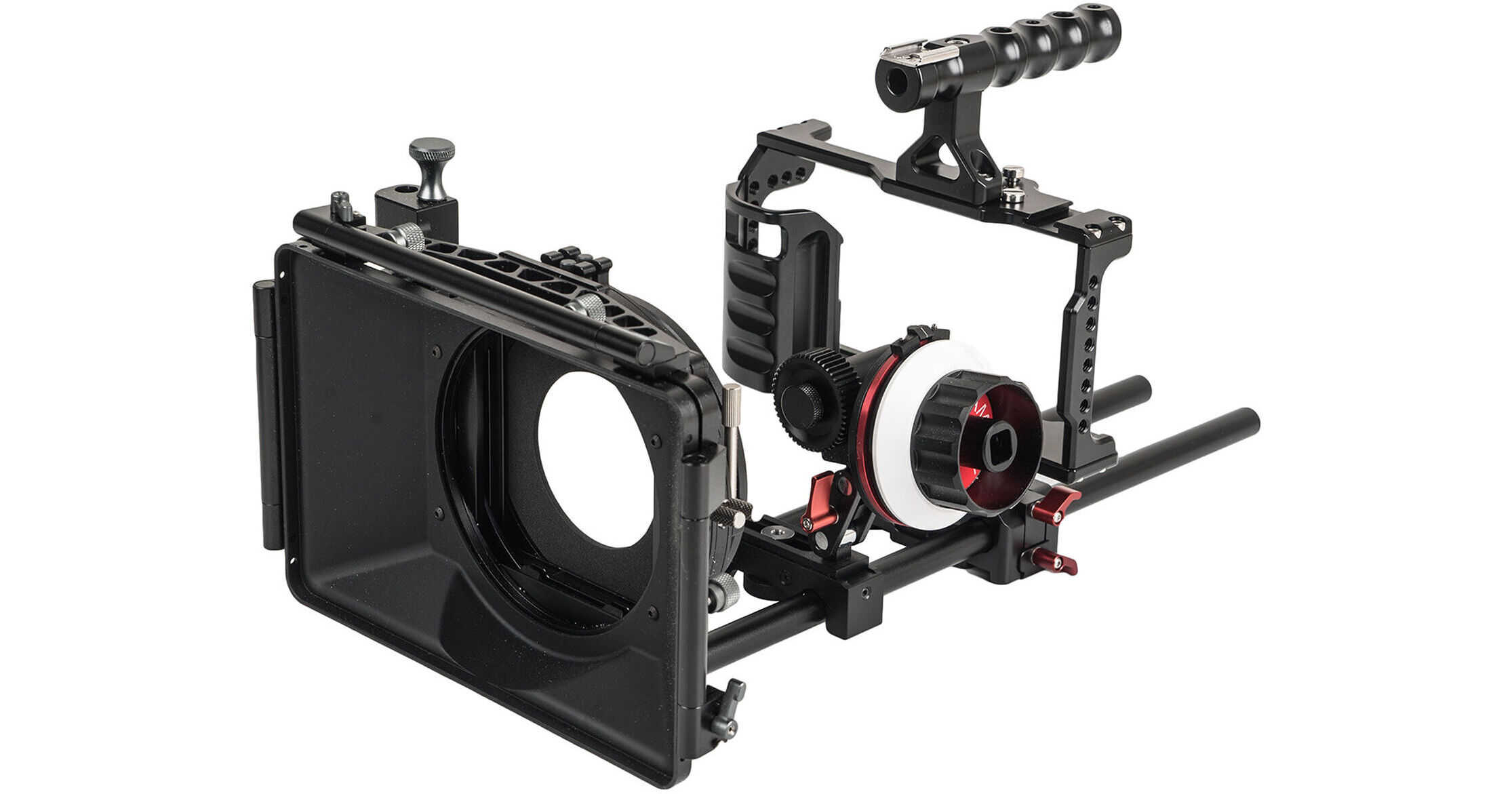CAMETV BMPCC Plus Camera Cage Rig with Matte Box BMPCC2B3KIT
