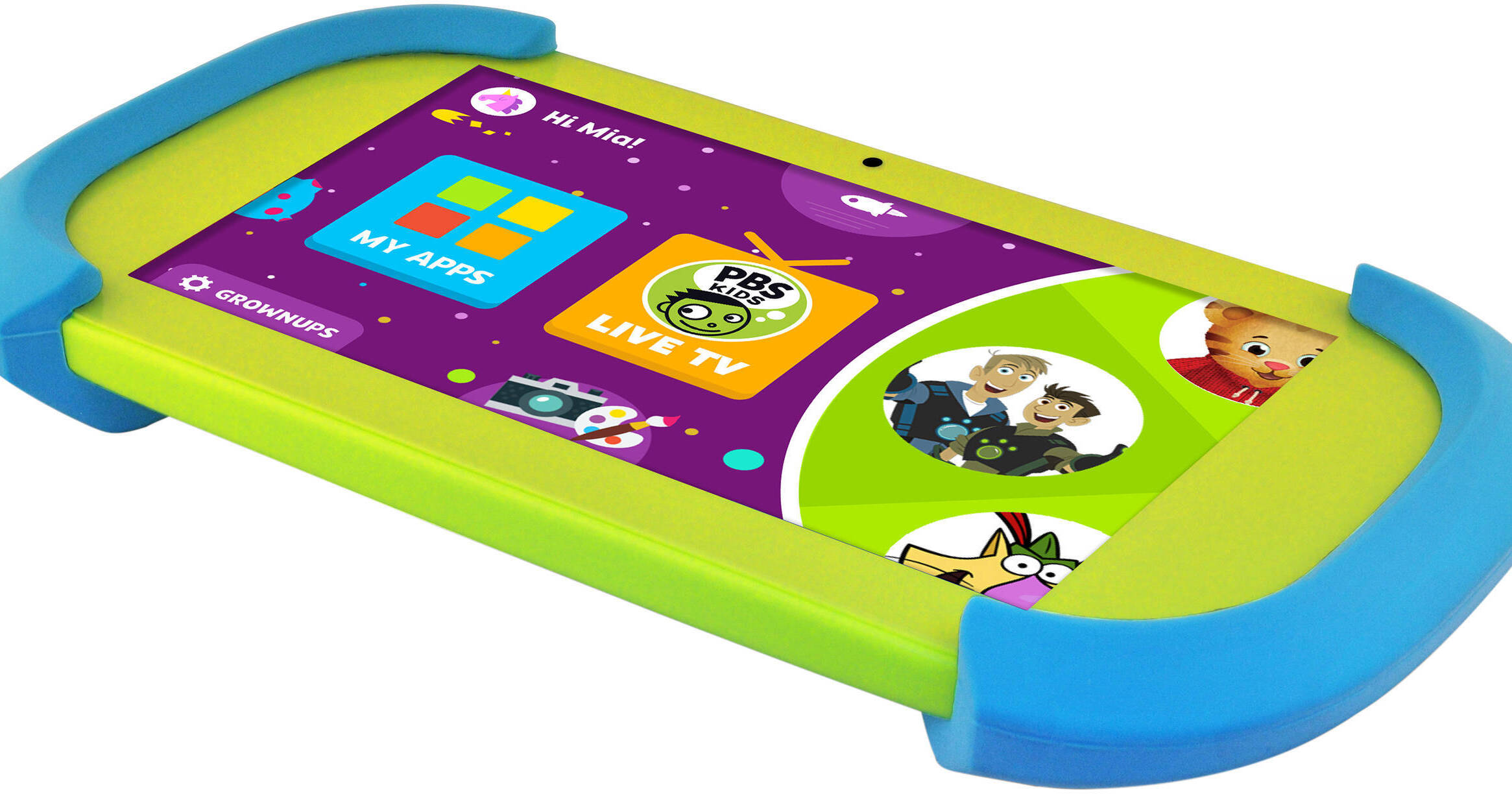 Ematic PBS Kids PBSKD7001 16GB, Wi-Fi 7 Inch HD Tablet Bluetooth & Wi-Fi  Support