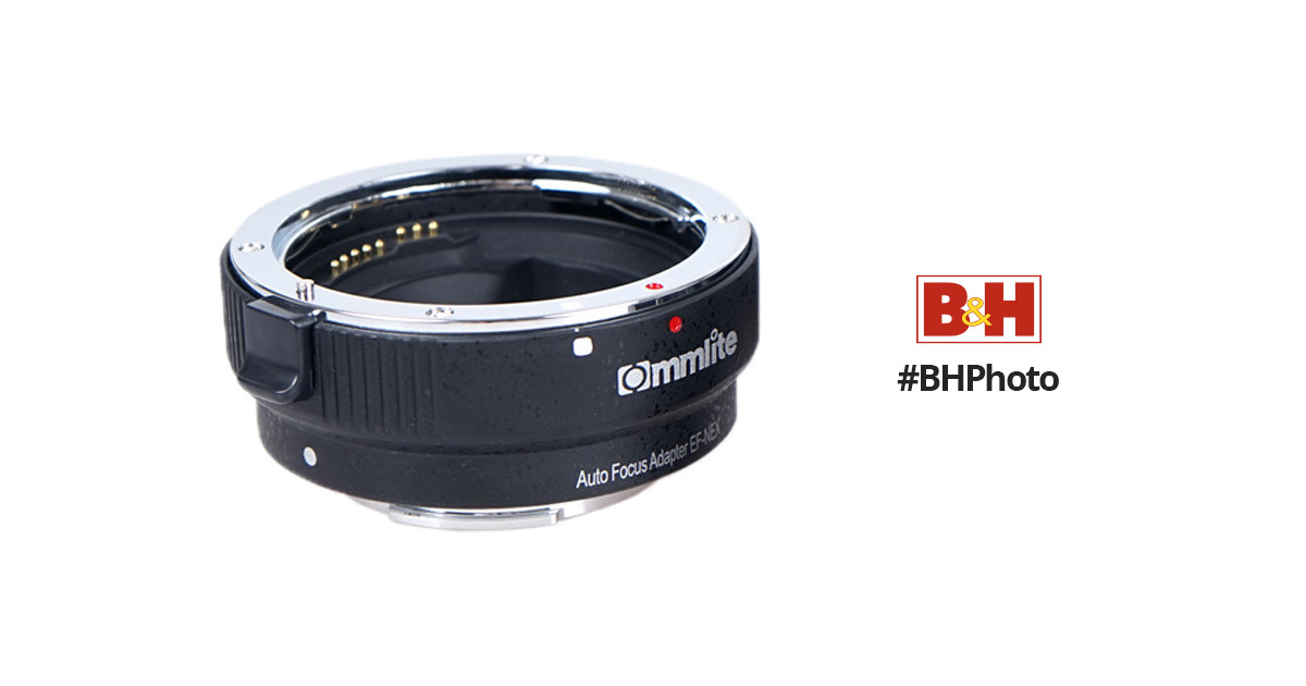 Commlite Electronic Autofocus Lens Mount Adapter CM-EF-NEX B&H