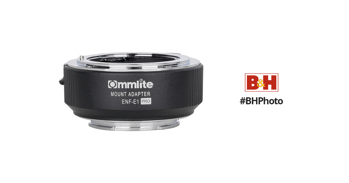 Commlite Electronic Autofocus Lens Mount Adapter for Nikon F-Mount Lens to  Sony E-Mount Camera