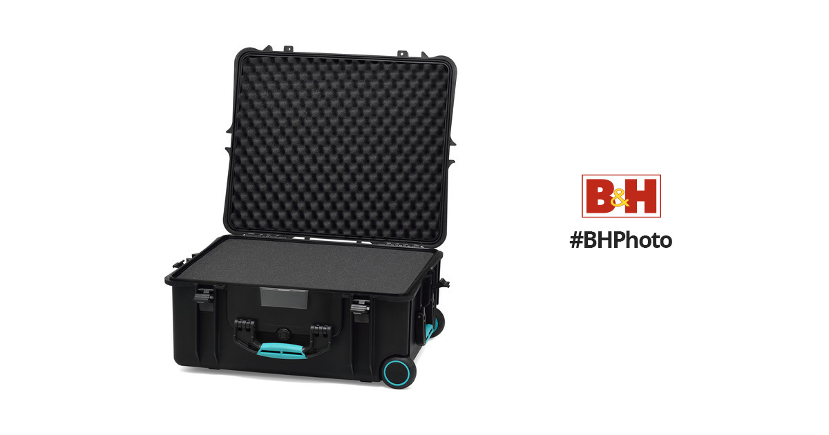 HPRC Wheeled 2700 Hard Case (Black with Blue Handle)