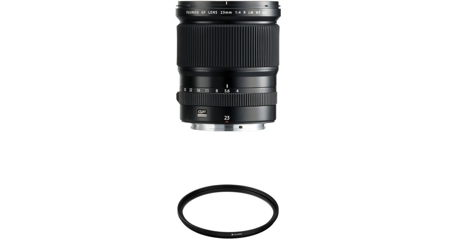 FUJIFILM GF 23mm f/4 R LM WR Lens with UV Filter Kit