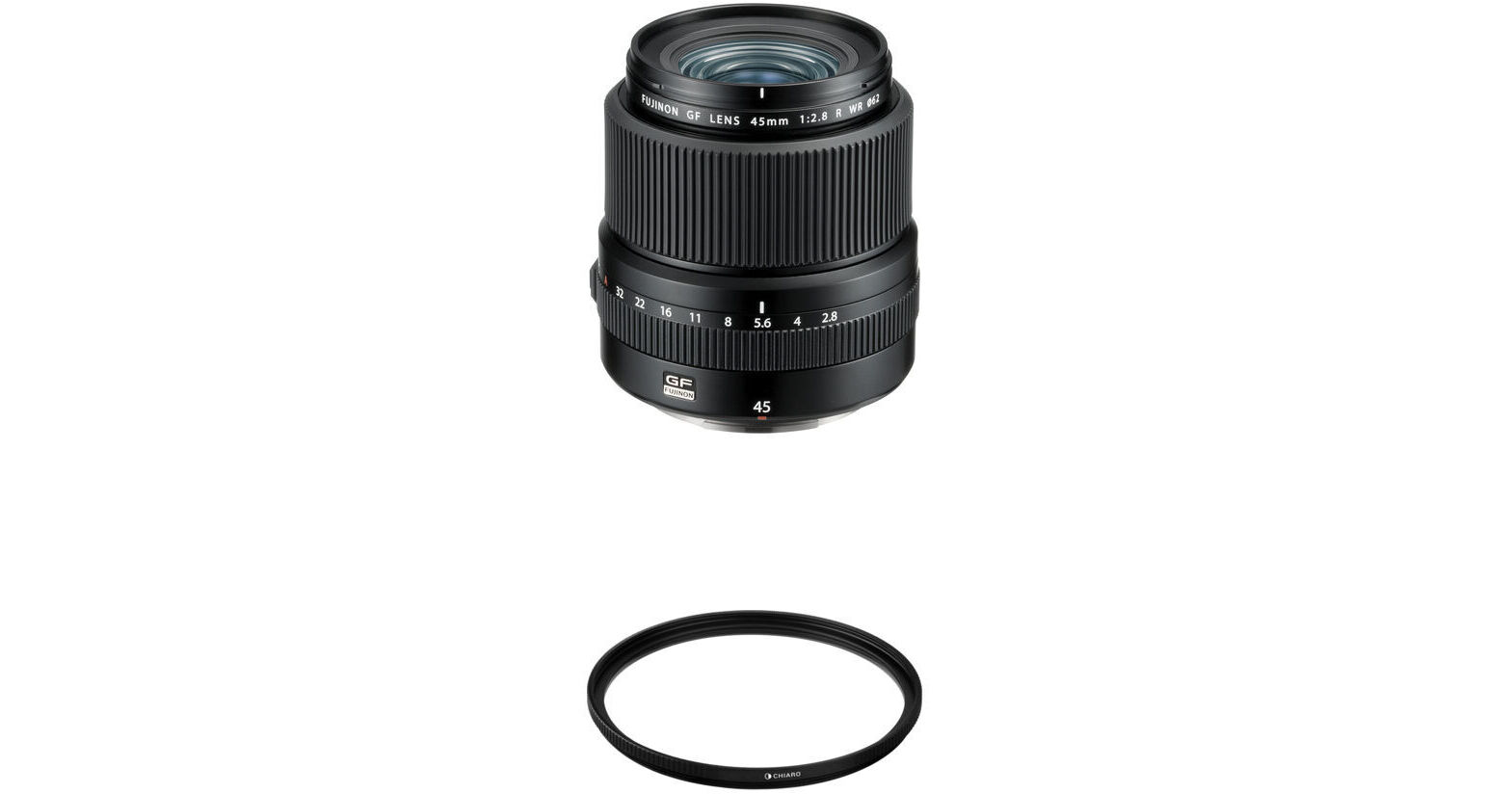 FUJIFILM GF 45mm f/2.8 R WR Lens with UV Filter Kit B&H Photo