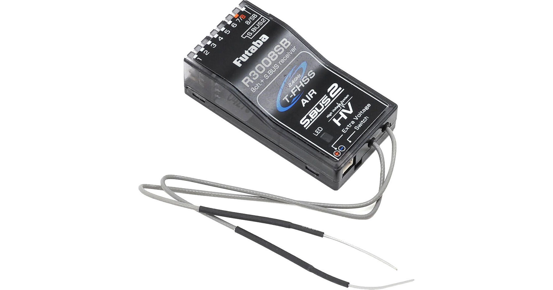 Futaba R3008SB T-FHSS Telemetry System 8-Channel + S.Bus Receiver