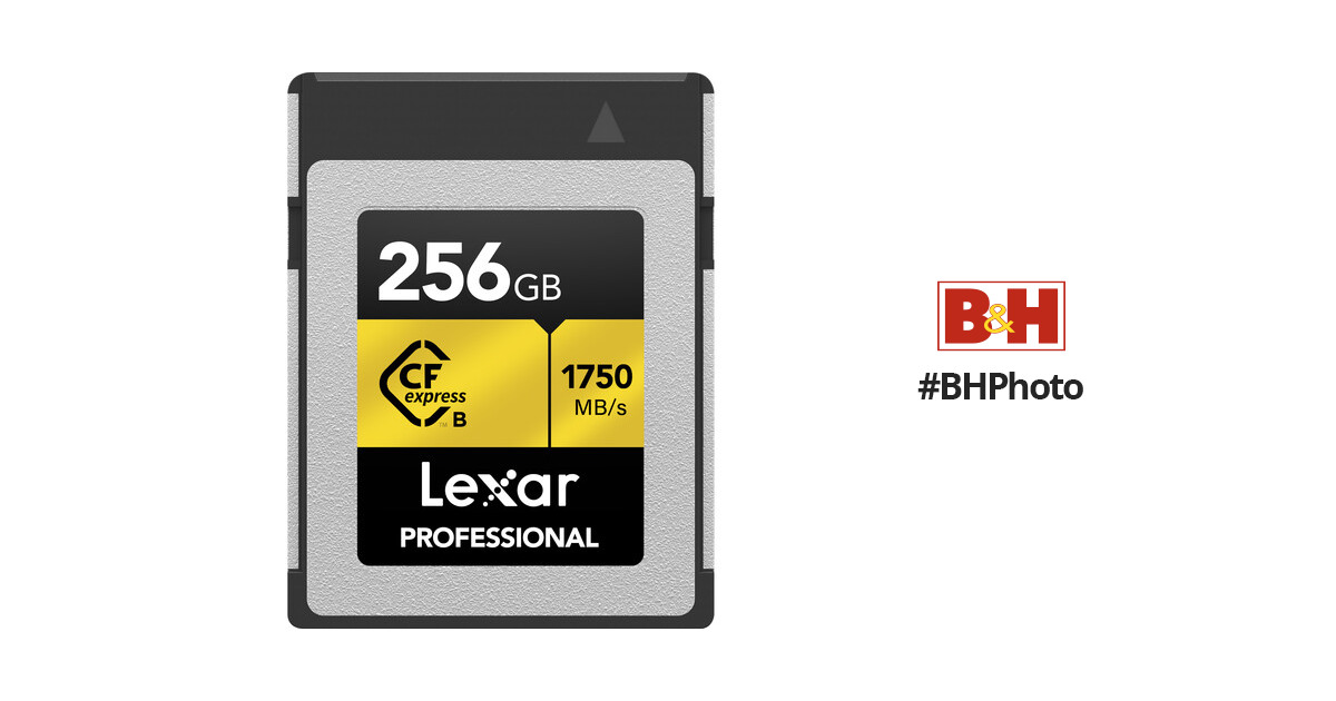 Lexar Professional CFexpress 256GB Type-B Card LCFX10-256CRBNA