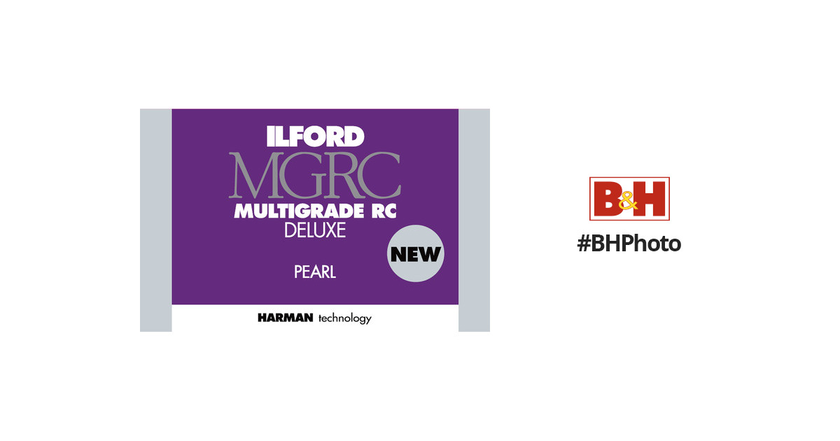 Carta Fotografica B/N Ilford Multigrade MGRC De Luxe 24X30 /50f  44M Perla 