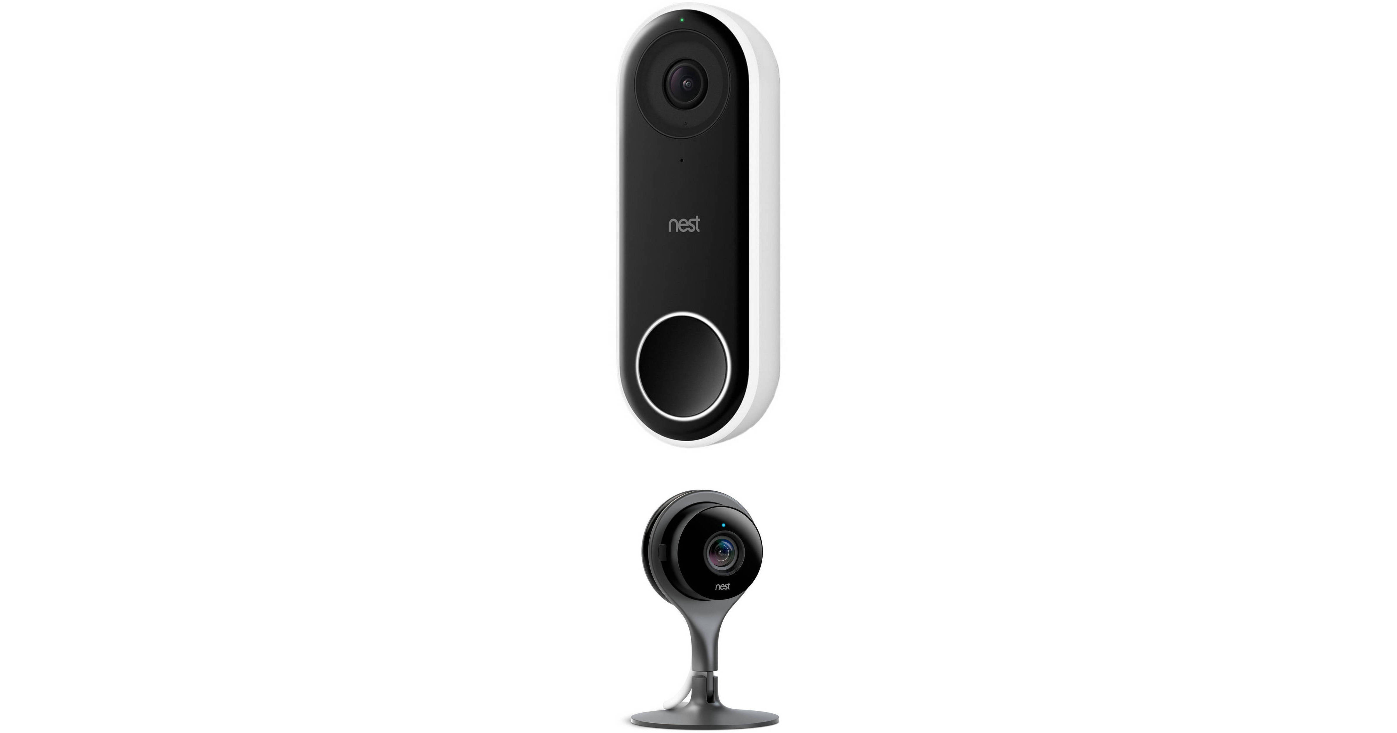 Google Hello Video Doorbell & Nest Cam Indoor Security Camera