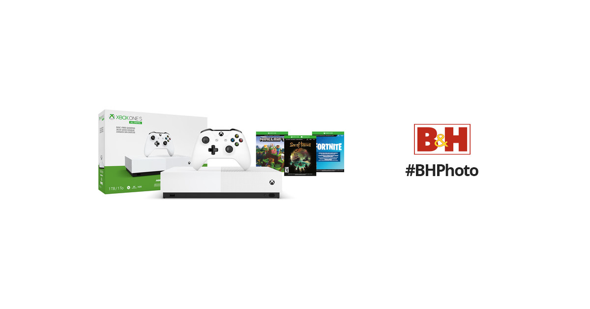 Microsoft Xbox One S 1TB All Digital Edition Console Bundle 1681