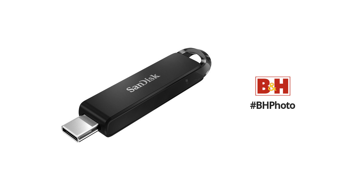 Sekretær Bungalow Efterforskning SanDisk 256GB Ultra USB Type-C Flash Drive SDCZ460-256G-A46 B&H