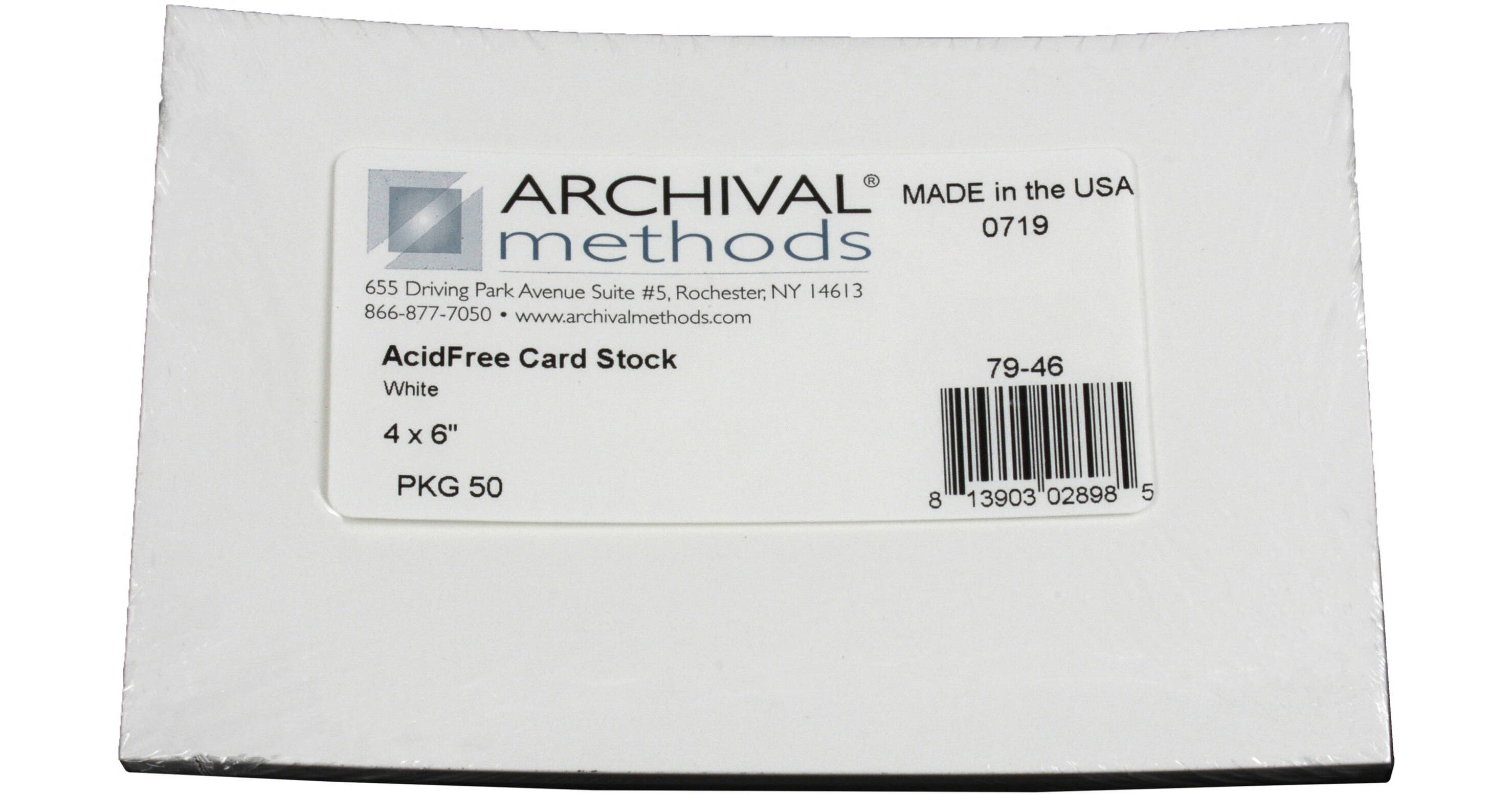 Archival Methods Acid-Free Card Stock 79-46 B&H Photo Video