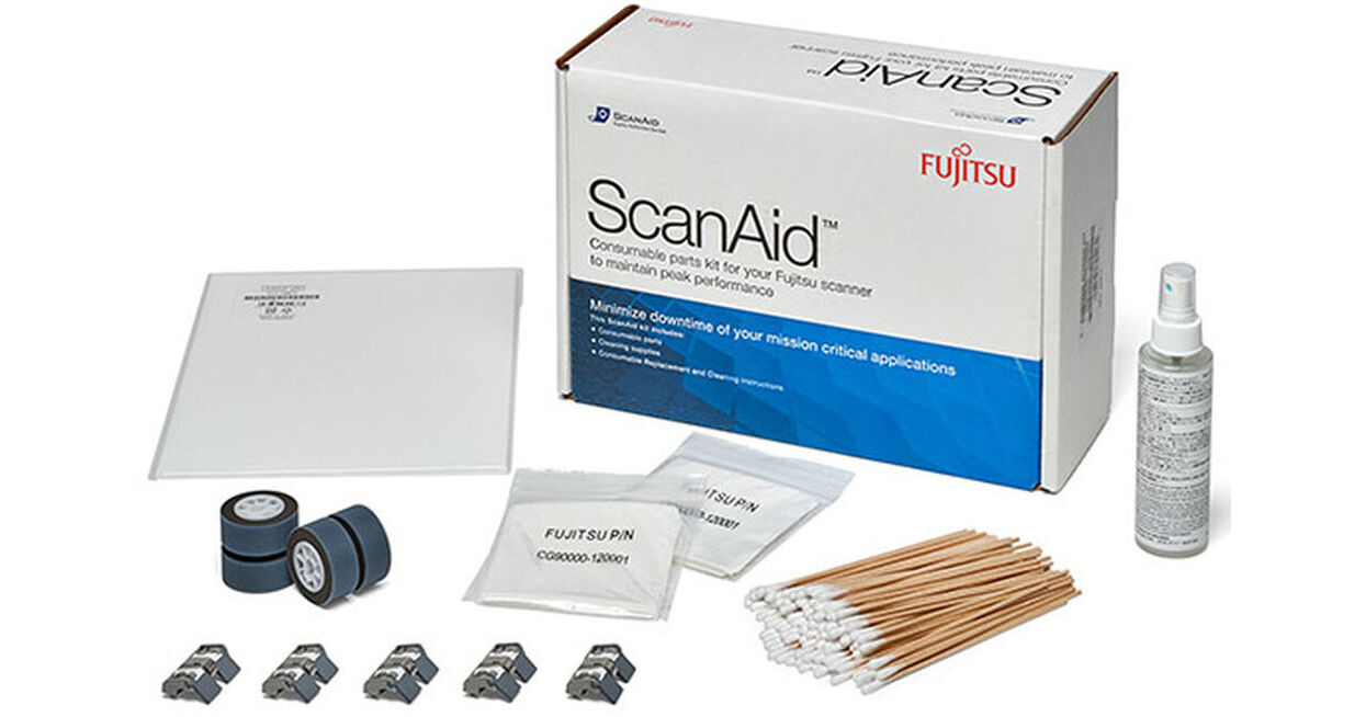 Fujitsu Ricoh ScanAid Cleaning & Consumables Kit CG01000-505101