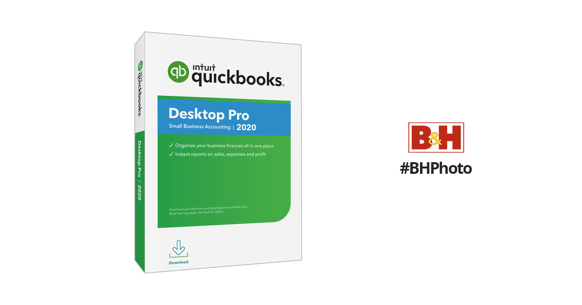 Intuit QuickBooks Desktop Pro 2020 607272 B&H Photo Video