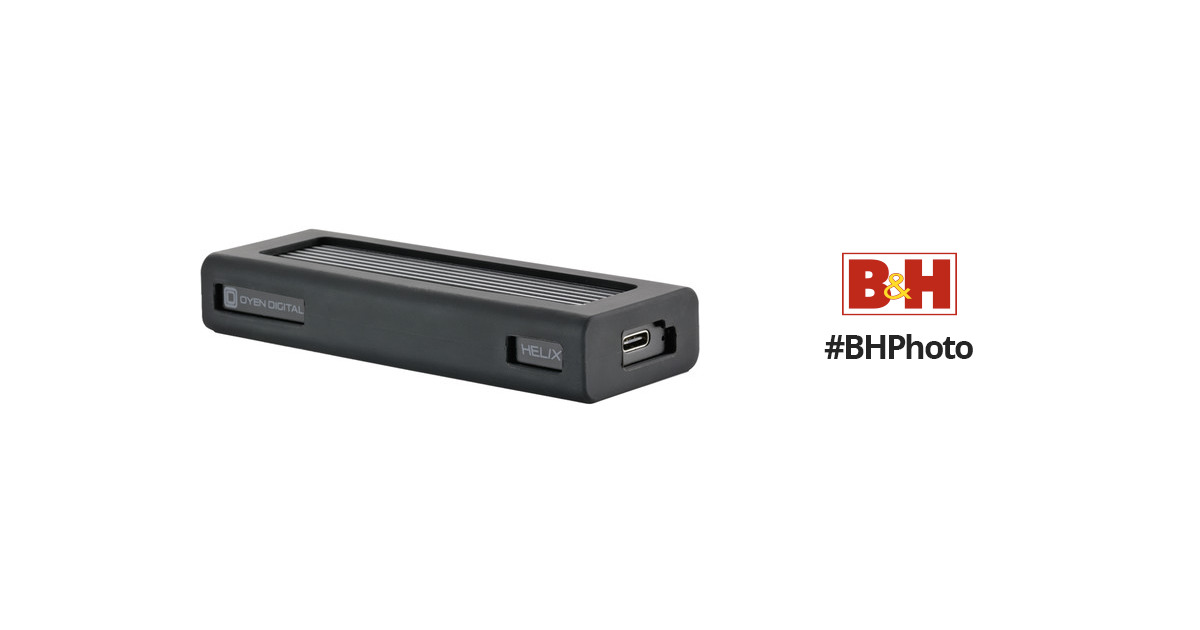 Oyen Digital Helix Dura USB 3.1 Gen 2 Type-C DM2-P8-2T-BK B&H
