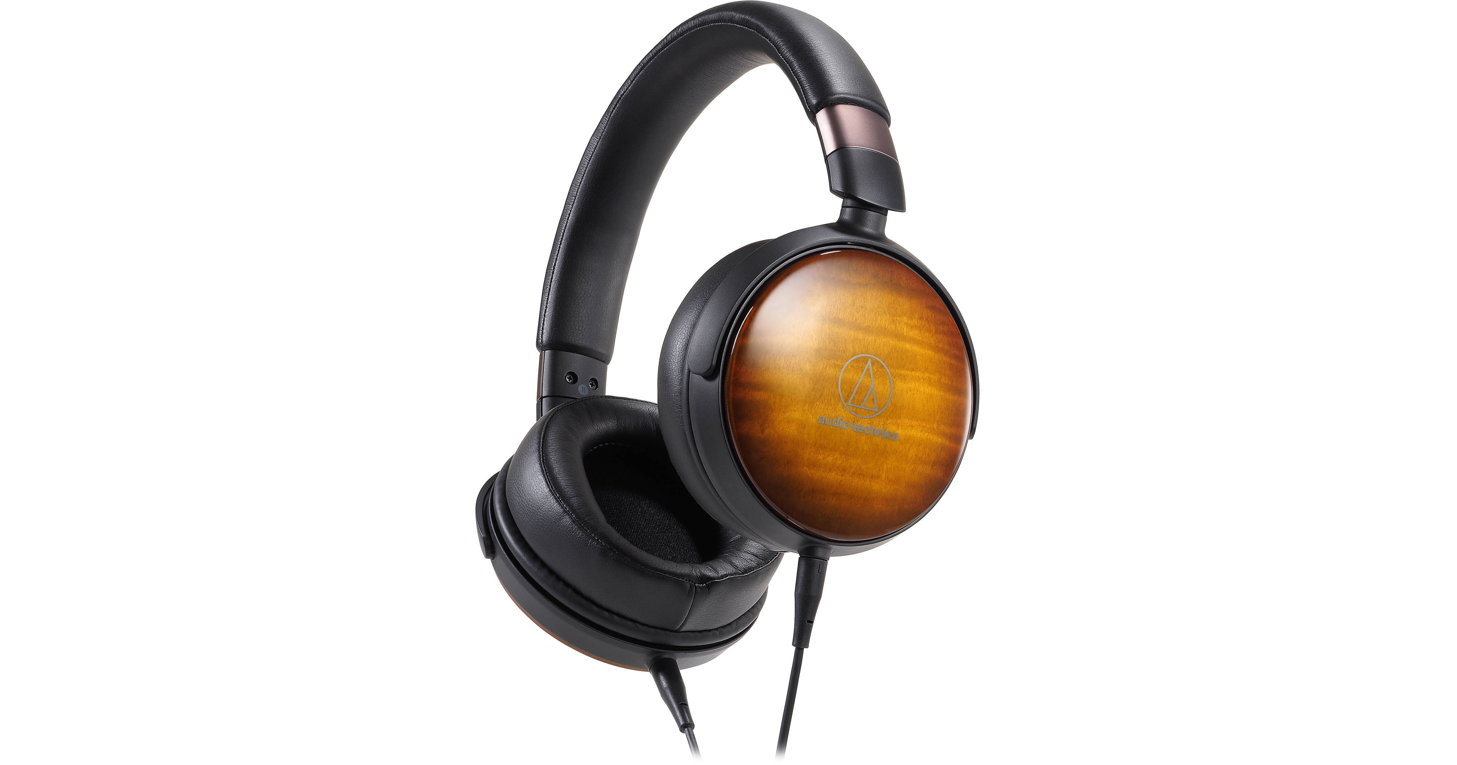 Audio-Technica Consumer ATH-WP900 Portable Over-Ear Wooden Headphones