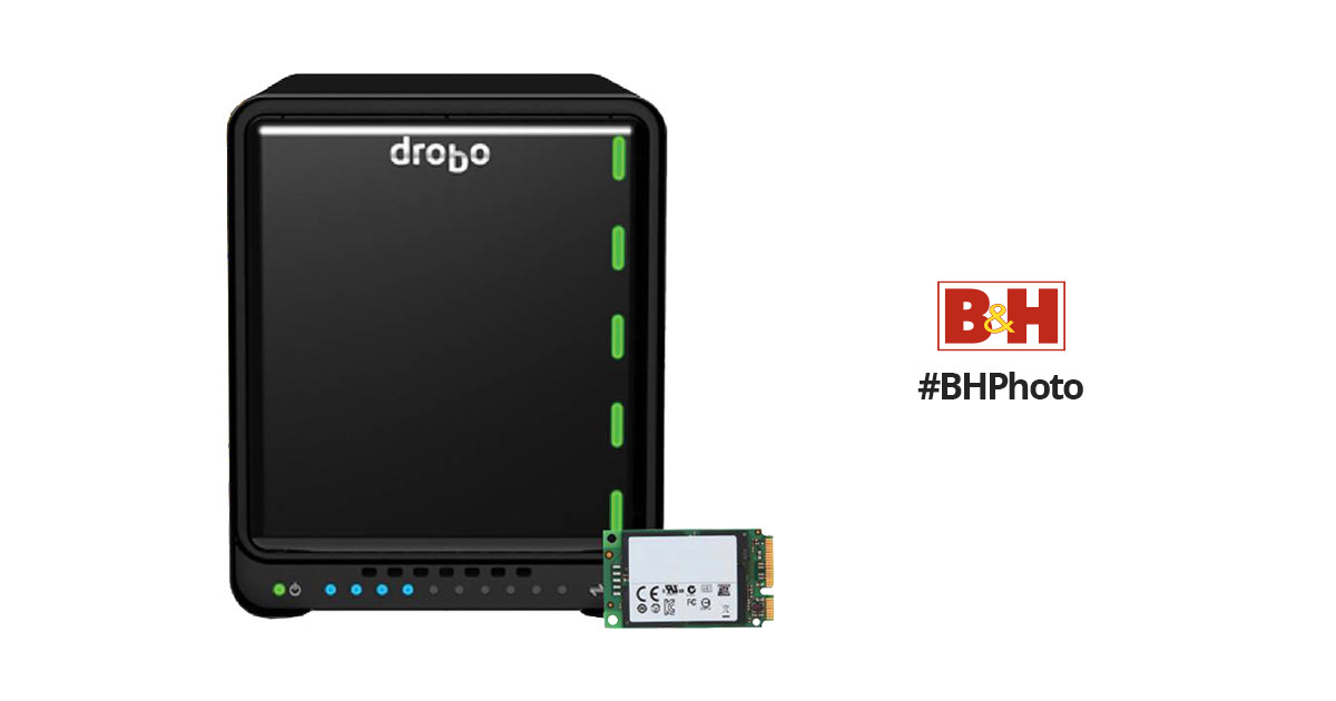 Drobo 5D3 40TB分HDD + SSDアクセラレーター付-