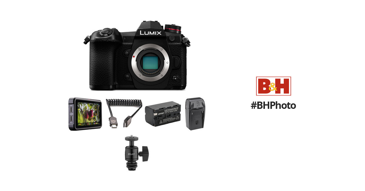 Panasonic Lumix G9 Mirrorless Camera HDR Filmmaker Kit B&H