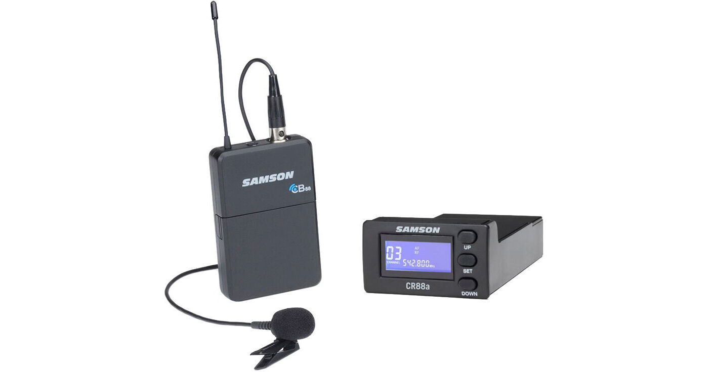 Samson Concert 88a Wireless Lavalier Microphone SWMC88BLM8D B&H