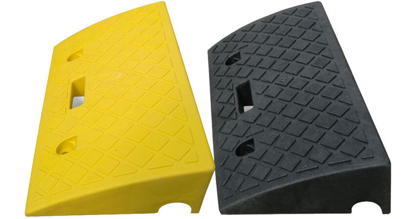 Pyle Pro PCRBDR27 Rubber Curb Ramp (Pair) PCRBDR27 B&H Photo