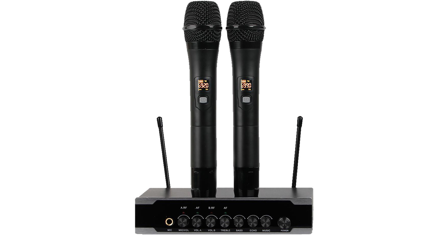 Pyle Pro PDWM2120 UHF Wireless System with 2 Handheld PDWM2125